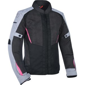 Oxford Iota Air 1.0 Ladies Textile Jacket - Black/Grey/Pink