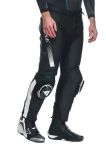Dainese Super Speed Leather Trousers - Black/White