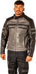 Viper Pier Leather CE Jacket - Black/Grey 2