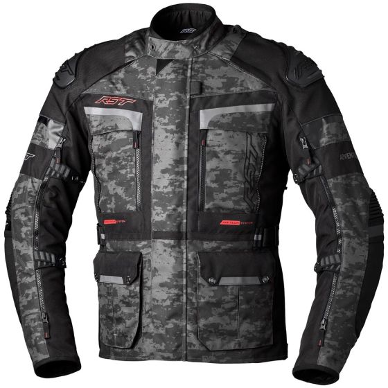 RST Adventure-X Textile Jacket - Grey Camo