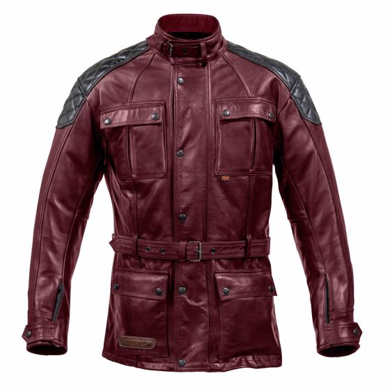 Spada Berliner Leather Jacket - Oxblood