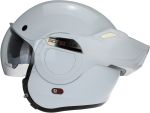 Viper F242 Reverse P J Flip Helmet - Gloss White