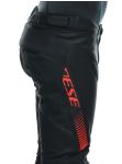 Dainese Super Speed Leather Trousers - Black/Red Fluo