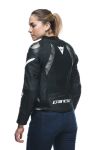 Dainese Ladies Avro 5 Leather Jacket - Black/Black/White