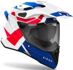 Airoh Commander 2 - Reveal Gloss White/Red/Blue