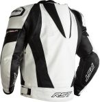 RST Tractech Evo 4 Leather Jacket - White/Black