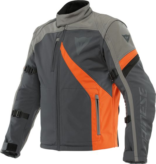 Dainese Ranch Textile Jacket - Ebony/Charcoal Grey/Flame Orange