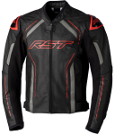 RST S1 CE Leather Jacket - Black/Grey/Red
