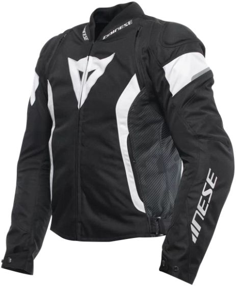 Dainese Avro 5 Textile Jacket - Black/White/Black