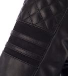 Segura Track Leather Jacket - Black