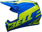 Bell MX-9 MIPS - Disrupt Matt Classic Blue/Fluo Yellow