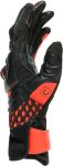 Dainese Carbon 3 Short Gloves - Black/Fluo Red