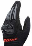 Dainese Mig 3 Air Textile Gloves - Black/Red