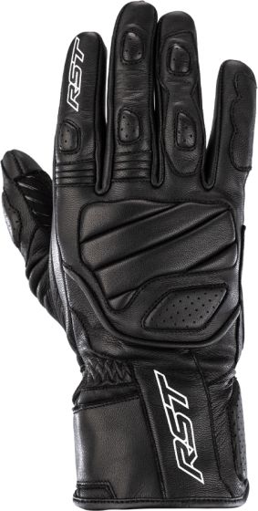 RST Turbine Leather CE Gloves - Black