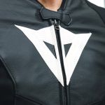 Dainese Avro 5 Leather Jacket - Black/White/Anthracite