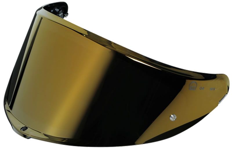 This is a Generic Image of Gold Iridium visor, we will send you the AGV K6/K6S Gold Iridium Visor