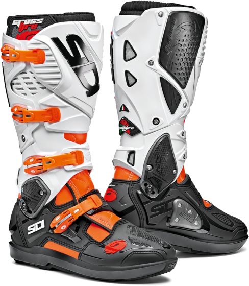 Sidi Crossfire 3 SRS Boots - Orange/Black/White
