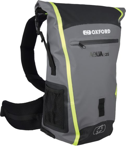 Oxford Aqua B25 All-Weather Backpack - Black/Grey/Yellow