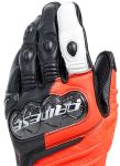 Dainese Carbon 4 long Leather Gloves - Black/Red/White