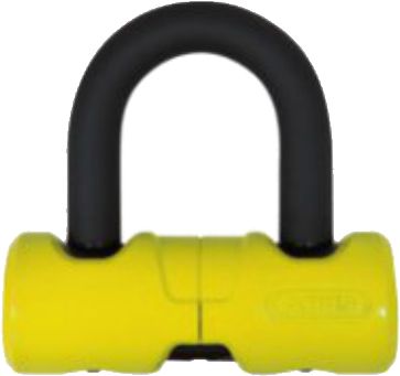 Abus 405 Shackle Lock 12mm -  Yellow