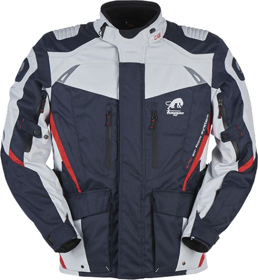 Furygan Apalaches Textile Jacket - Blue/Pearl/Red