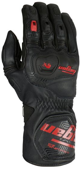 Furygan Higgins EVO Gloves - Black/Red