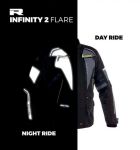 Richa Infinity 2 Flare Textile Jacket - Black/Grey/Fluo