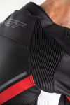 RST Sabre CE Leather Jacket - Black/Red
