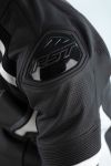 RST Sabre CE Leather Jacket - Black/White
