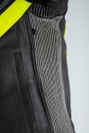RST Sabre CE Leather Jacket - Black/Grey/Fluo Yellow