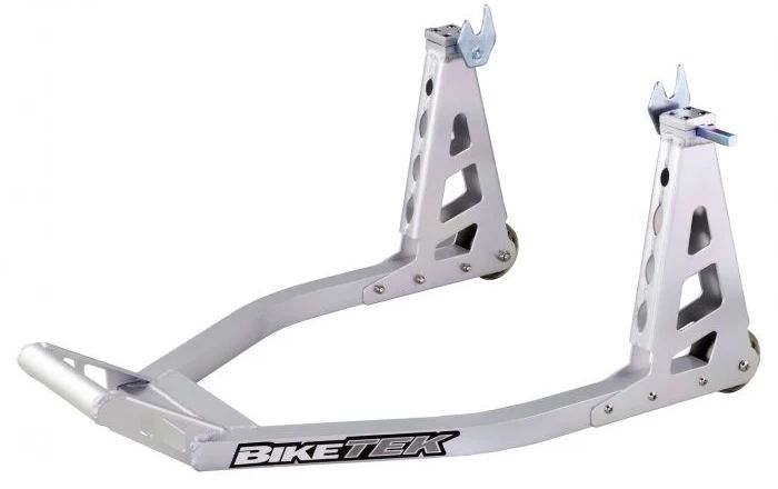 Biketek Aluminium Rear Box Section Paddock Stand - Sliver