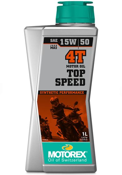 Motorex - Top Speed 4T 15W/50 MA2 - 1L