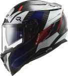 LS2 Challenger Carbon - Alloy White/Blue/Red