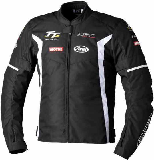 RST IOM TT Team Evo CE Textile Jacket - Black