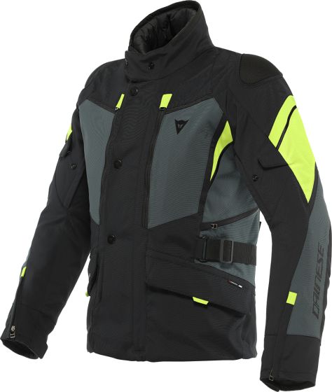 Dainese Carve Master 3 GTX Textile Jacket - Black/Ebony/Fluo Yellow