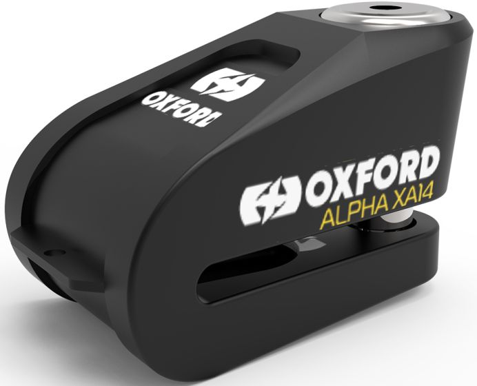Oxford Alpha XA14 Alarm Disc Lock - Black
