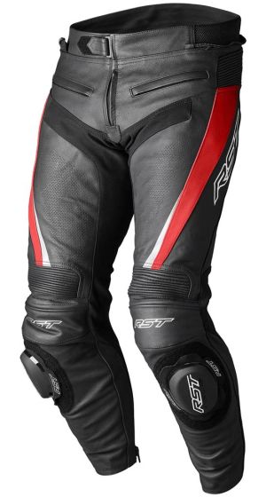 RST Tractech Evo 5 Leather Trousers - Black/White/Blue