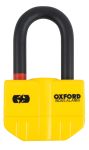Oxford Boss Alarm Disc Lock - Yellow (14mm)