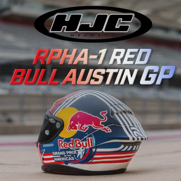 HJC RPHA-1 Red Bull Austin GP