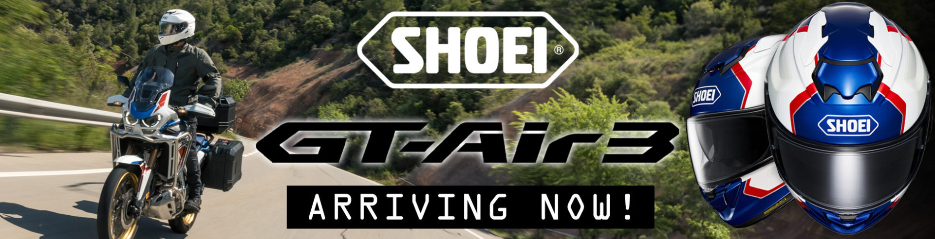 Shoei GT-Air 3 Arriving Now