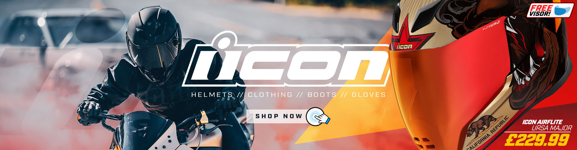Icon Helmets and Clothing now at Helmet City